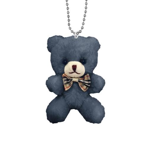 Fujikin Mofumofu Fluffy Bear Plush Mascot with Ball Chain — product image 4