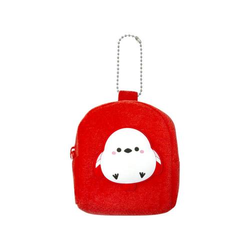 Fujikin Shimaenaga Long-Tailed Tit Plush Pouch — product image 2