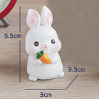 Handmade Rabbit Resin Figurines Set of 4 — product image 3