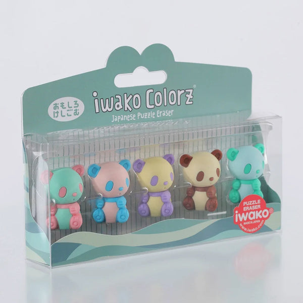 Iwako Colors Panda Novelty Eraser ER-GLB003