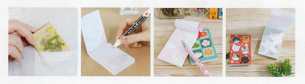 Japanese Pattern Memo Pad Trio Shiki Maiko — product image 2
