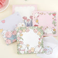 Bunny Blossom Patch Kawaii Memo Pad (100 sheets)