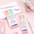 Zebra Mildliner Pastel 5-Color Highlighter Set