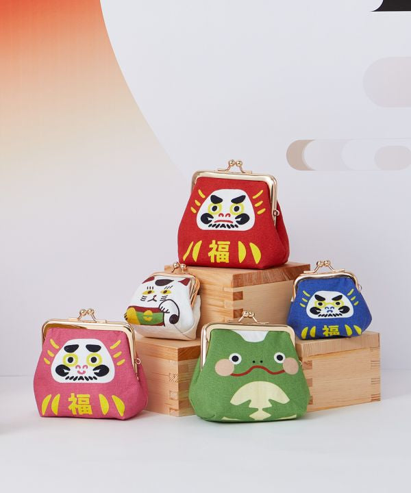 Kaya Neko Koron Mini Gamaguchi Coin Purse Maneki-neko — product image 2