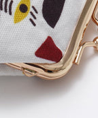 Kaya Neko Koron Mini Gamaguchi Coin Purse Maneki-neko — product image 5