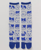 Kaya Tabi Split-Toe Socks Dog Faces 25-28cm — product image 2
