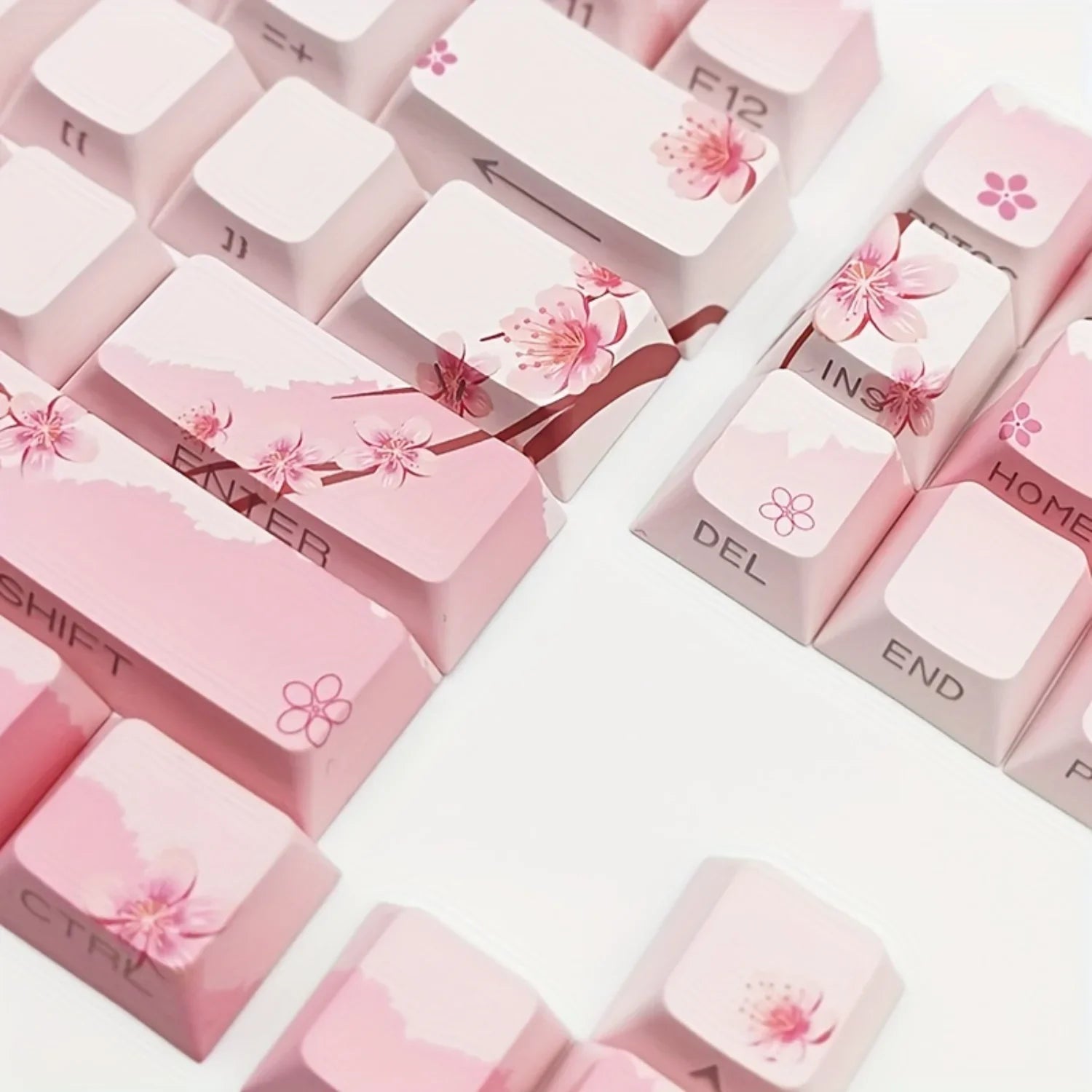 Cherry Blossom Sakura Keycap Set (127 keys, PBT)