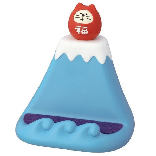 Mt. Fuji Phone Stand — Fukuneko Daruma Lucky Cat