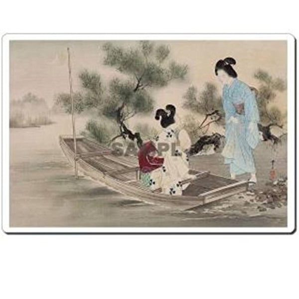 Ukiyo-e Mouse Pad — Momijigari Maple Viewing