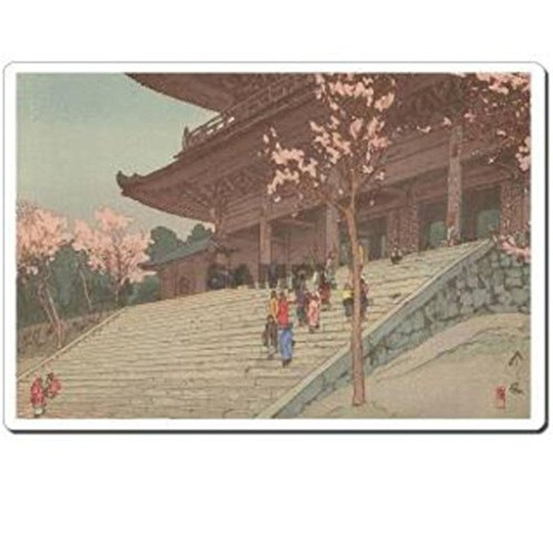 Ukiyo-e Mouse Pad — Cherry Blossom Gate