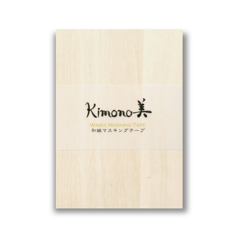 Kimono-bi Washi Masking Tape 6-Roll Set in Paulownia Box — product image 3