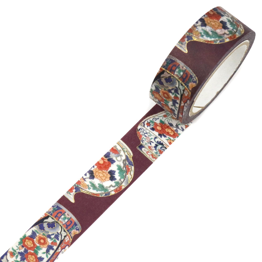 Kimono-bi Washi Tape, Arita Porcelain 15 mm — product image 2