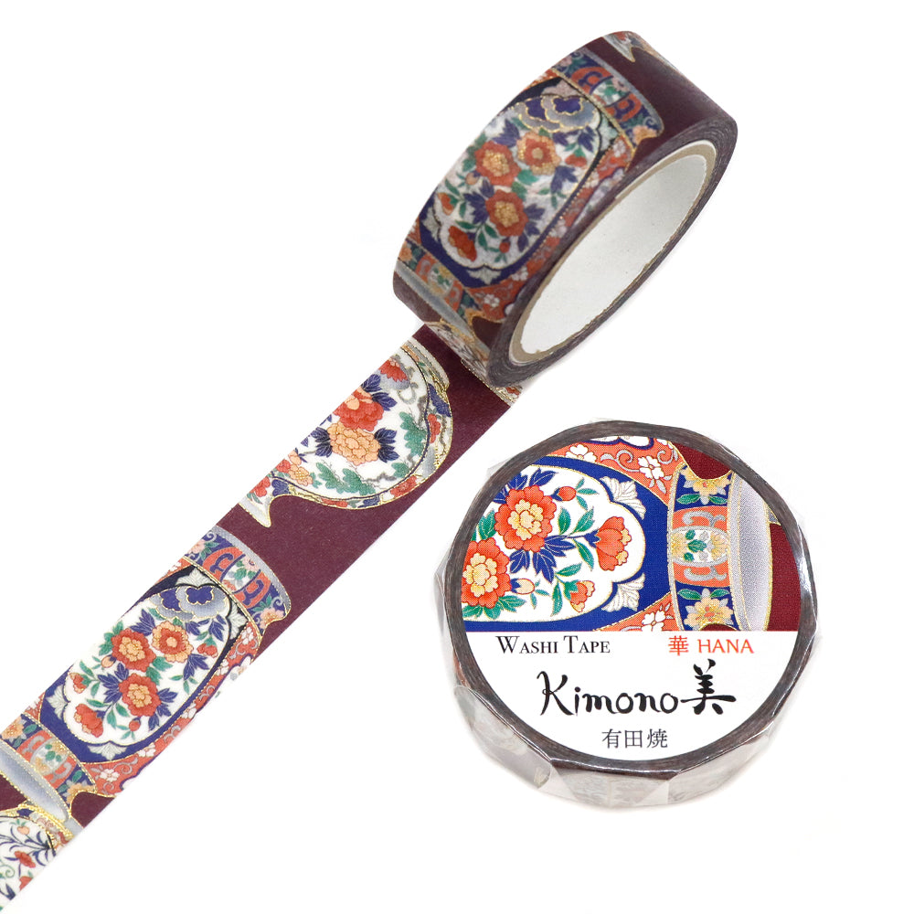 Kimono-bi Washi Tape, Arita Porcelain 15 mm — product image 3