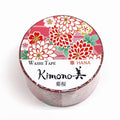Kimono-bi Washi Tape, Chrysanthemum and Cherry Blossom 25 mm
