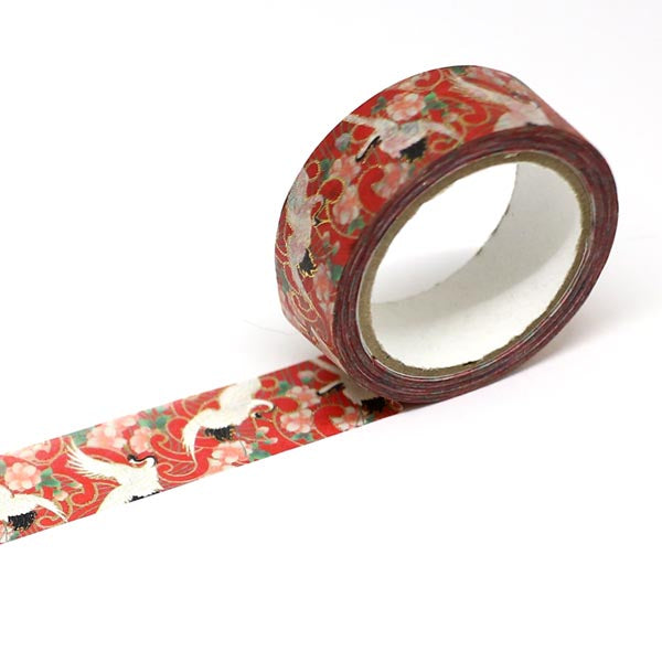 Kimono-bi Washi Tape, Crane 15 mm — product image 2