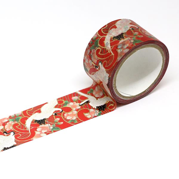 Kimono-bi Washi Tape, Crane 25 mm — product image 2