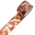 Kimono-bi Washi Tape, Cranes and Snow Rings 25 mm — product image 2