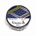 Kimono-bi Washi Tape, Diagonal Lattice 15 mm