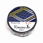 Kimono-bi Washi Tape, Diagonal Lattice 15 mm