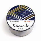 Kimono-bi Washi Tape, Diagonal Lattice 25 mm