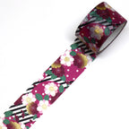 Kimono-bi Washi Tape, Diagonal Stripes and Cherry Blossoms 25 mm — product image 2