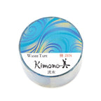 Kimono-bi Washi Tape, Flowing Water 25 mm