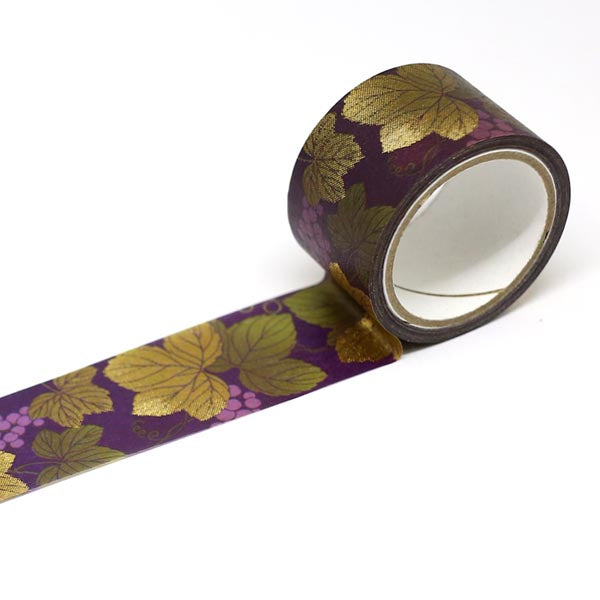 Kimono-bi Washi Tape, Grapes 25 mm — product image 2
