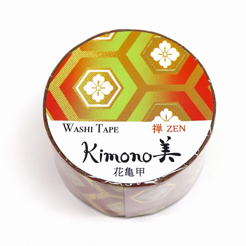 Kimono-bi Washi Tape, Hana Kikko 25 mm