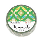 Kimono-bi Washi Tape, Hana-Shippo 15 mm