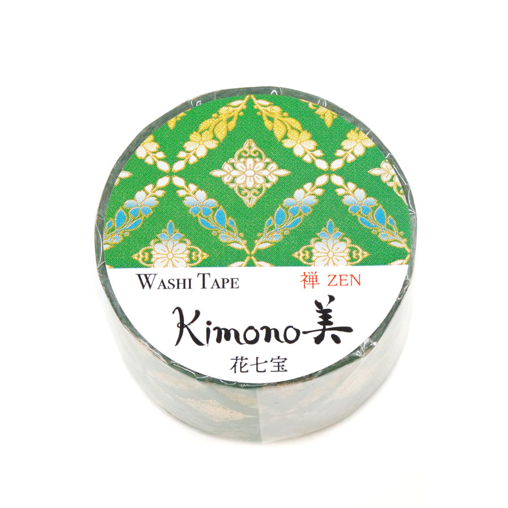 Kimono-bi Washi Tape, Hana Shippo 25 mm