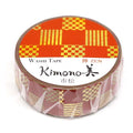 Kimono-bi Washi Tape, Ichimatsu Check 15 mm