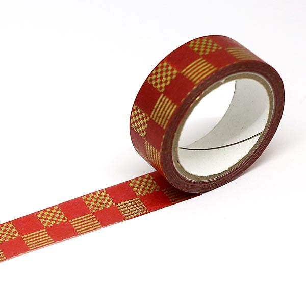 Kimono-bi Washi Tape, Ichimatsu Check 15 mm — product image 2