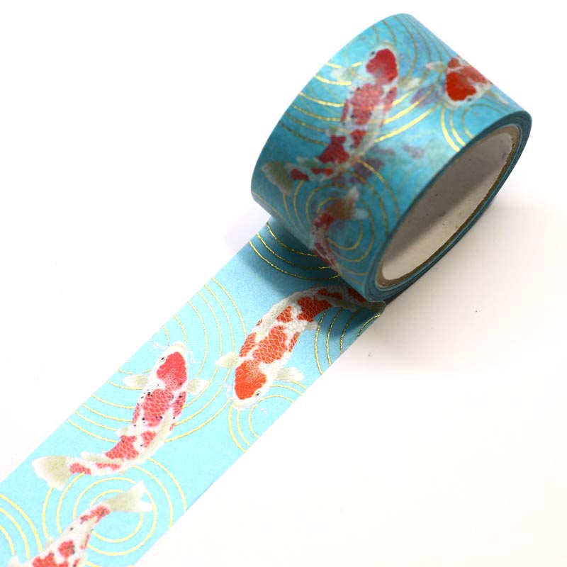 Kimono-bi Washi Tape, Koi Carp 25 mm — product image 2