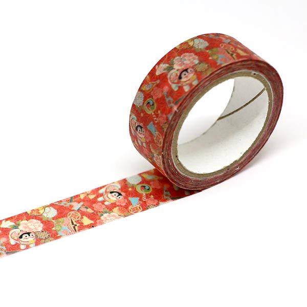 Kimono-bi Washi Tape, Komainu Guardian Dogs 15 mm — product image 2