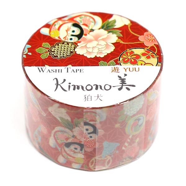 Kimono-bi Washi Tape, Komainu Guardian Dogs 25 mm