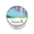 Kimono-bi Washi Tape, Mt. Fuji and Wisteria 25 mm