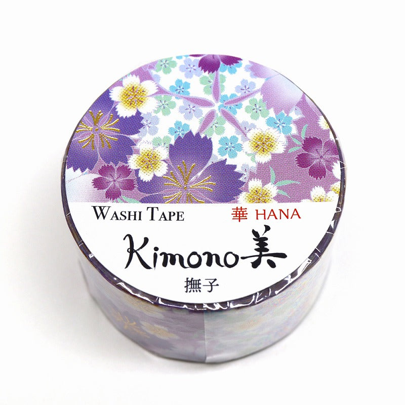 Kimono-bi Washi Tape, Nadeshiko Pinks 25 mm