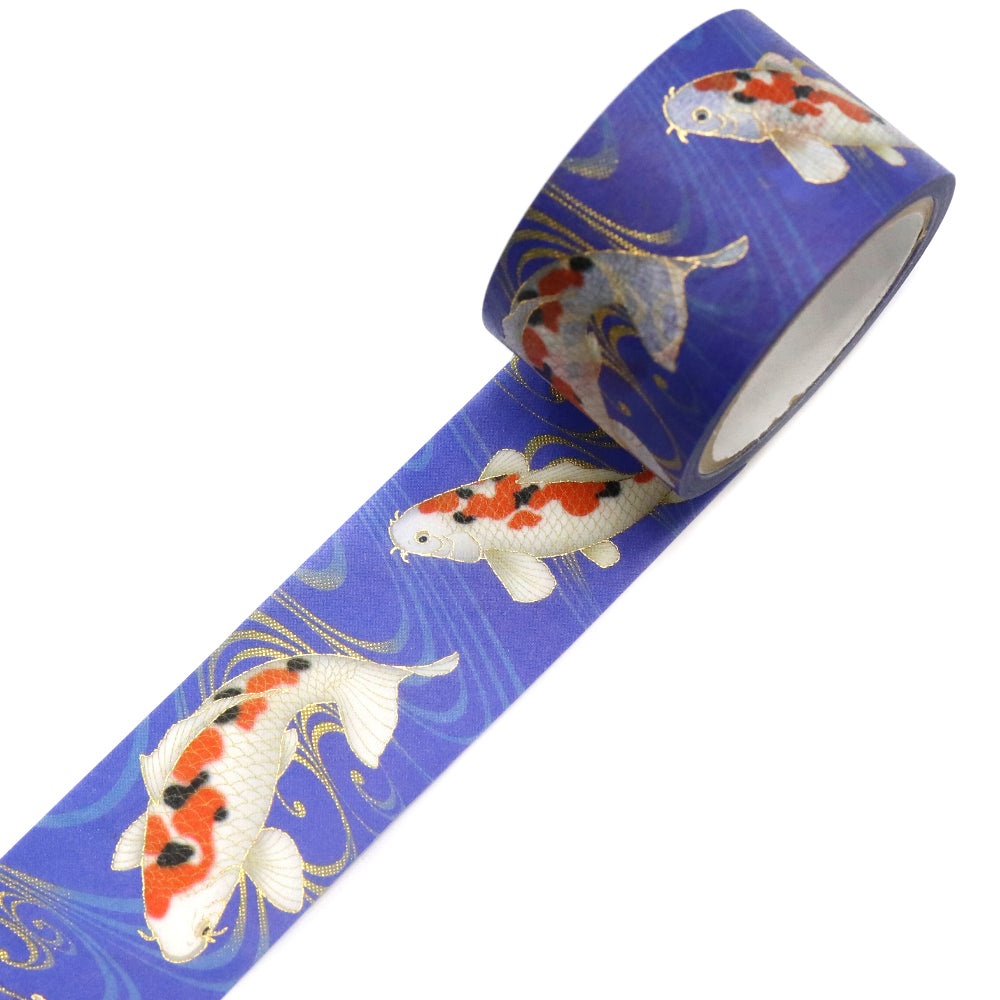 Kimono-bi Washi Tape, Nishikigoi Koi 25 mm — product image 2