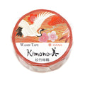 Kimono-bi Washi Tape, Pine, Bamboo, Plum and Crane 15 mm