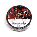 Kimono-bi Washi Tape, Rangiku Chrysanthemums 15 mm