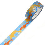 Kimono-bi Washi Tape, Red and Gold Koi 15 mm — product image 2