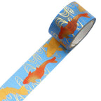 Kimono-bi Washi Tape, Red and Gold Koi 25 mm — product image 2