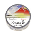 Kimono-bi Washi Tape, Red Fuji and Crane 15 mm