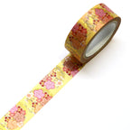 Kimono-bi Washi Tape, Snow Rings and Plum Rounds 15 mm — product image 2