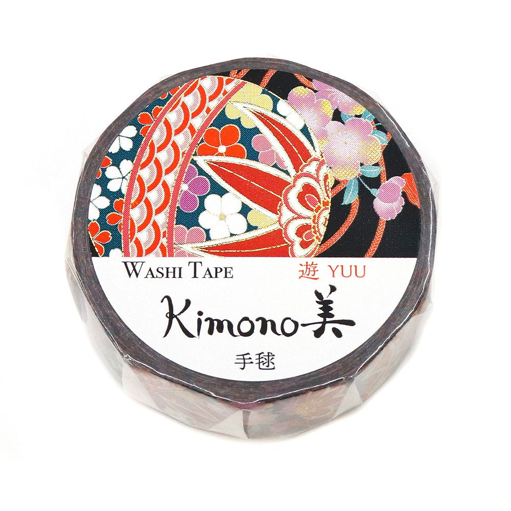 Kimono-bi Washi Tape, Temari 15 mm