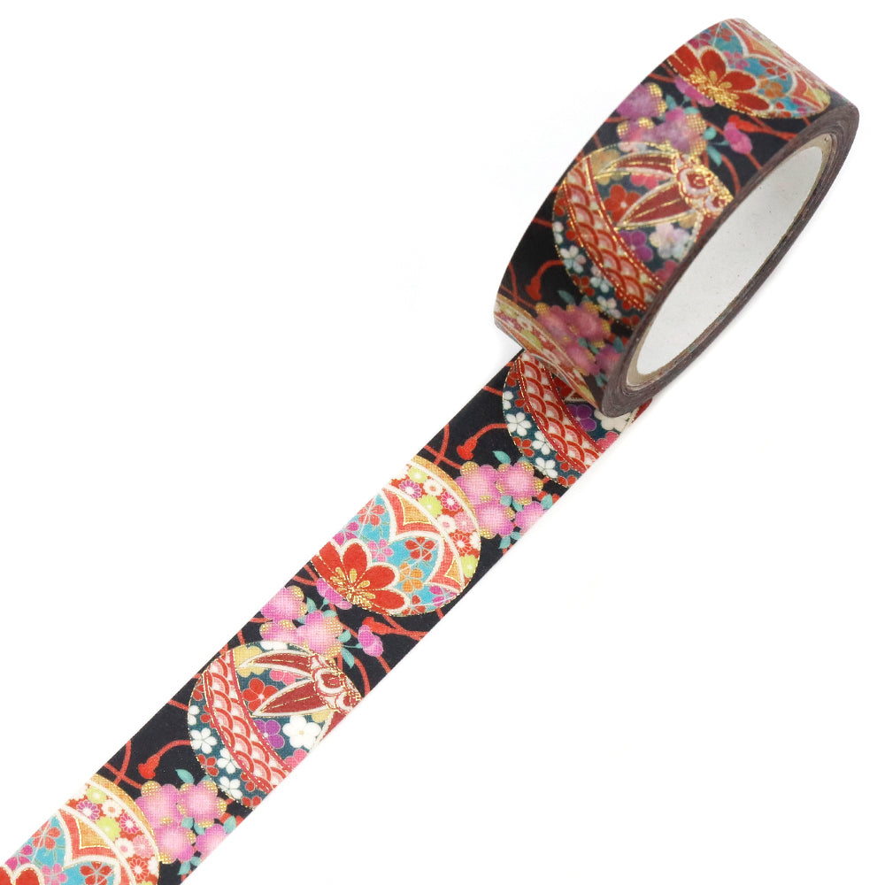 Kimono-bi Washi Tape, Temari 15 mm — product image 2