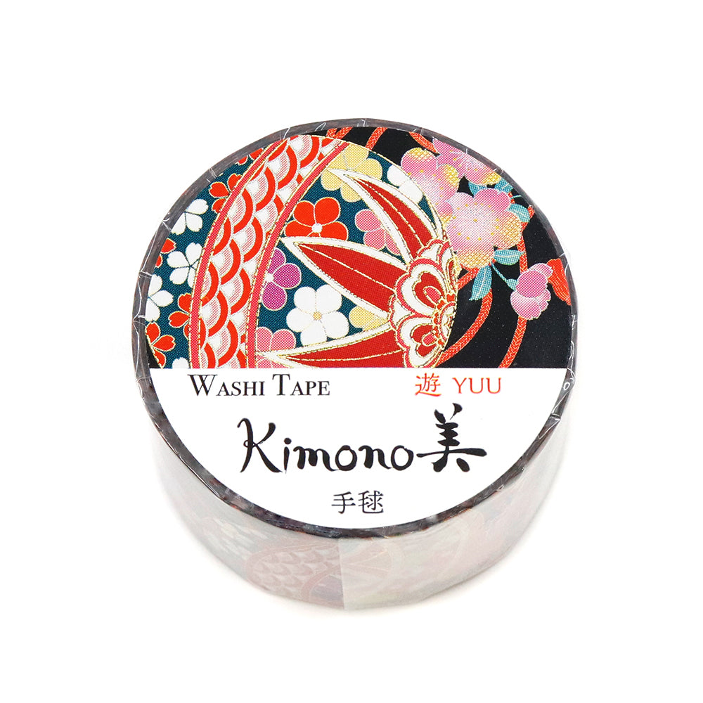 Kimono-bi Washi Tape, Temari 25 mm