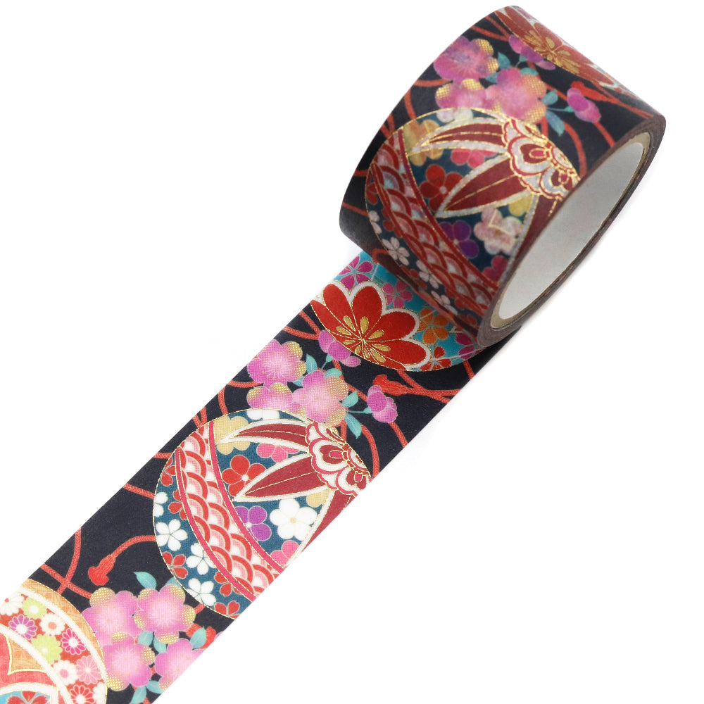Kimono-bi Washi Tape, Temari 25 mm — product image 2