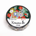 Kimono-bi Washi Tape, Temari and Plum 15 mm