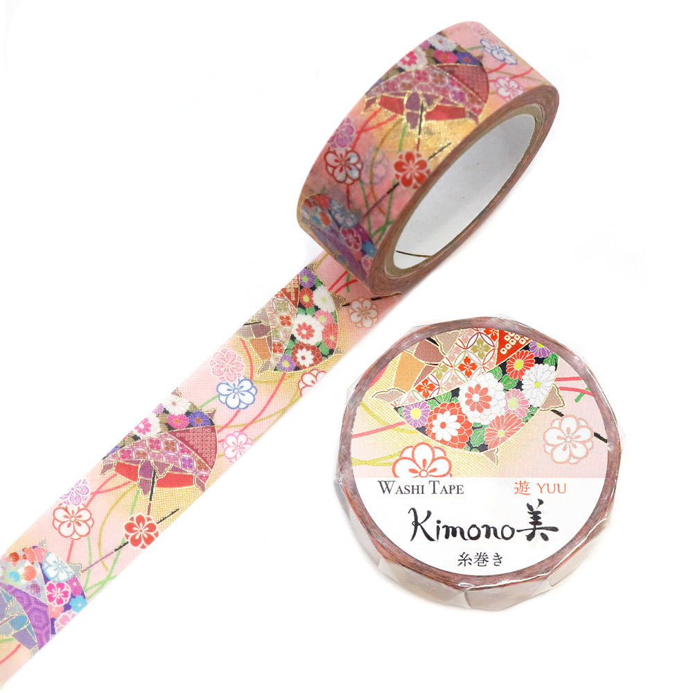 Kimono-bi Washi Tape, Thread Spools 15 mm — product image 3